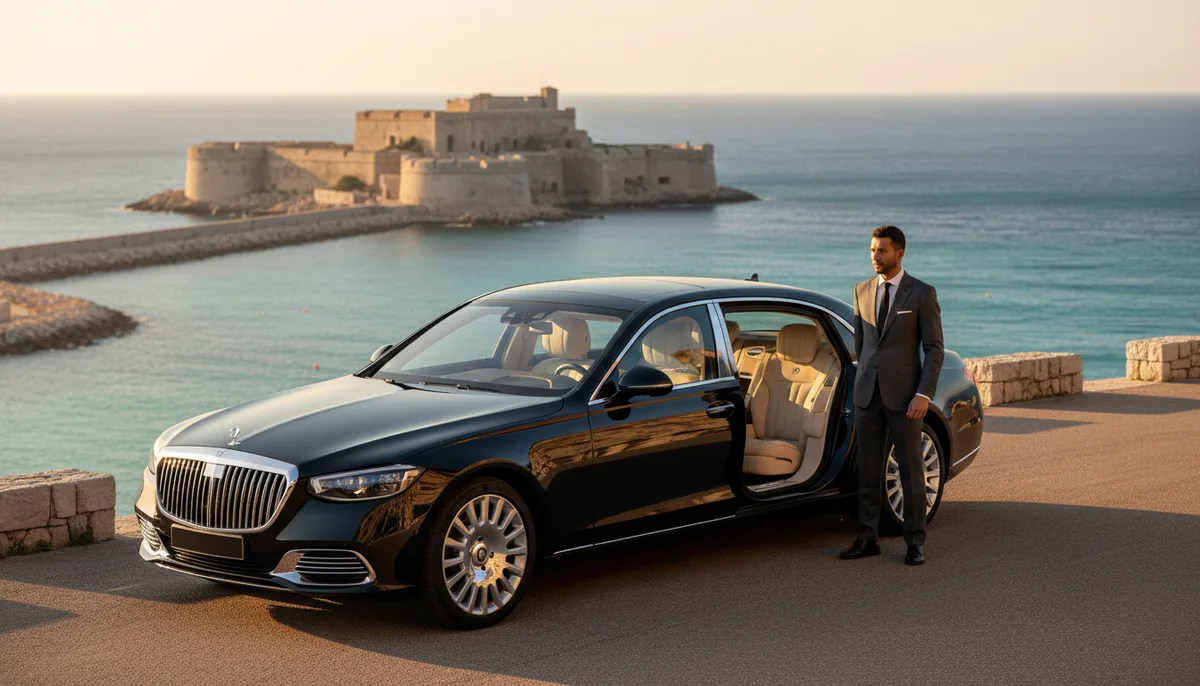 Chauffeur privé à Antibes : tarifs, trajets et réservation 2026